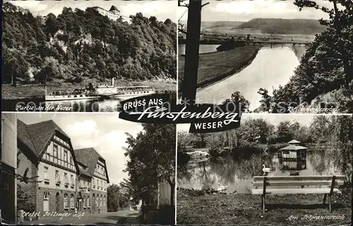 Fuerstenberg Weser Weserpartie Hotel Sollinger Hof Kat. Fuerstenberg