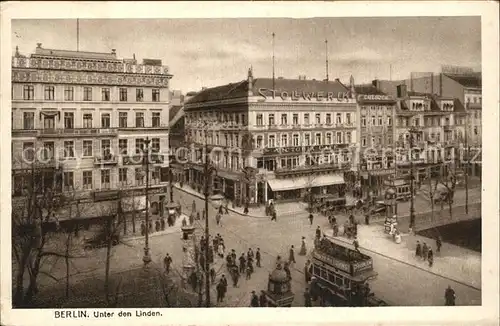 Berlin Unter Linden Friedrichstrasse Kat. Berlin