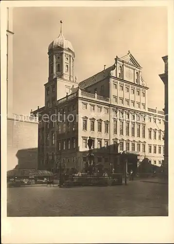 Augsburg Rathaus Weltkunstkarte Elias Holl Kat. Augsburg