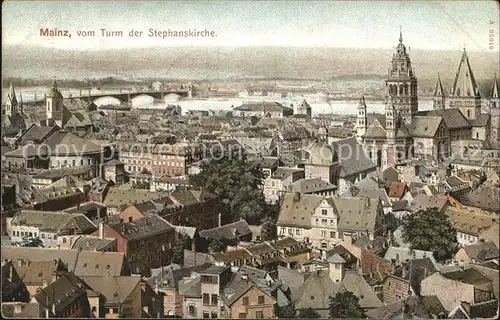 Mainz Rhein Turm Stephanskirche