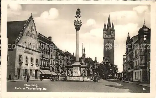 Straubing Unterer Theresienplatz Kat. Straubing