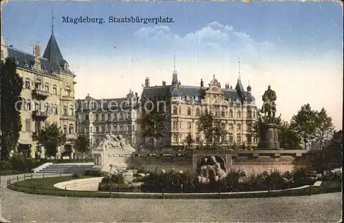 Magdeburg Staatsbuergerplatz Kat. Magdeburg