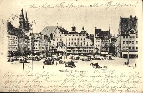 Nuernberg Marktplatz Kat. Nuernberg