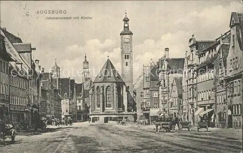 Augsburg Jakobervorstadt Kirche Kat. Augsburg
