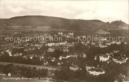 Kissingen Bad Cafe Jagdhaus Kirche Ansicht Kat. Bad Kissingen