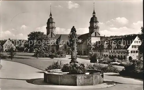 Freudenstadt Unterer Marktplatz Stadtkirche Kat. Freudenstadt