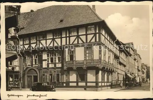 Goettingen Niedersachsen Fachwerk Stadtkaffee Konzerthaus Kat. Goettingen