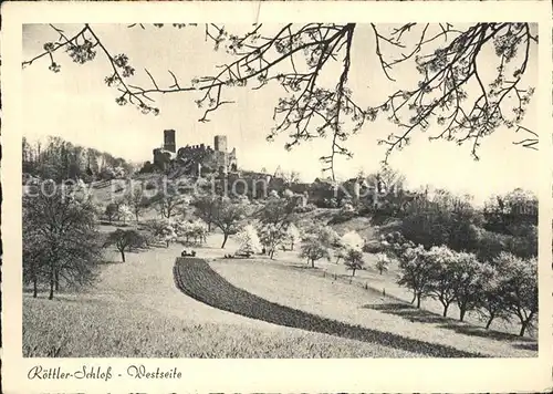 Schloss Roetteln Westseite Kat. Loerrach