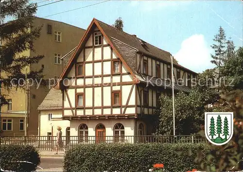 Thalheim Erzgebirge Deutsches Eck Gaststaette und Hotel Kat. Thalheim Erzgebirge