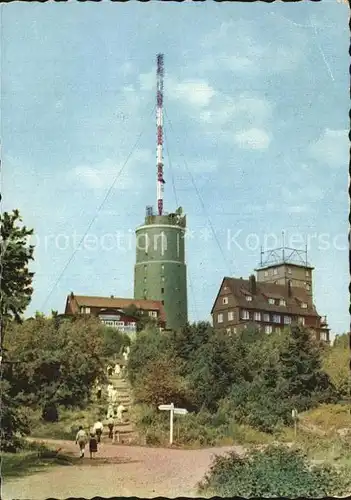 Grosser Inselsberg Berggasthof Sender Aussichtsturm Kat. Brotterode