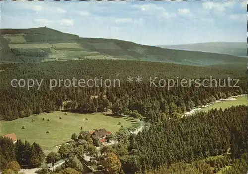 Braunlage Gaststaette Koenigskrug Fliegeraufnahme Kat. Braunlage Harz