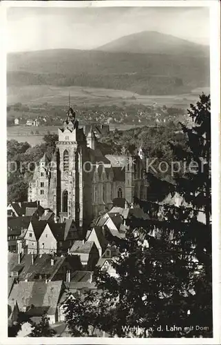 Wetzlar Lahn mit Dom Kat. Wetzlar