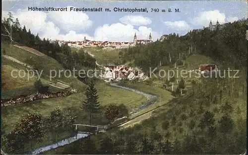 Freudenstadt Christophstal Hoehenluftkurort Kat. Freudenstadt