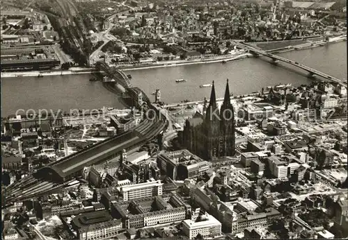 Koeln Rhein Luftaufnahme Kat. Koeln