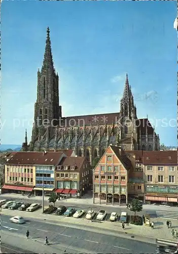 Ulm Donau Muenster hoechster Kirchturm der Welt Kat. Ulm