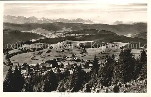 Saig Schwarzwald Panorama Kat. Lenzkirch