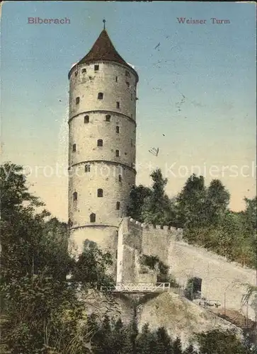 Biberach Riss Weisser Turm Kat. Biberach an der Riss