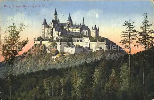 Hohenzollern Burg Kat. Hechingen