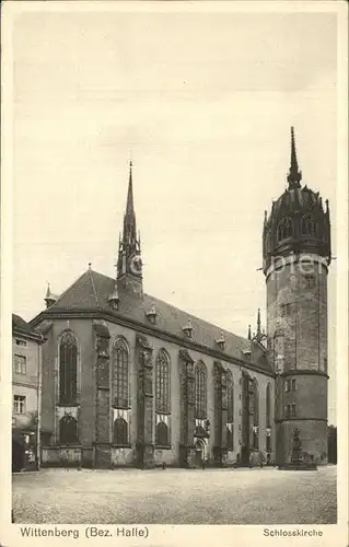 Wittenberg Lutherstadt Schlosskirche Kat. Wittenberg