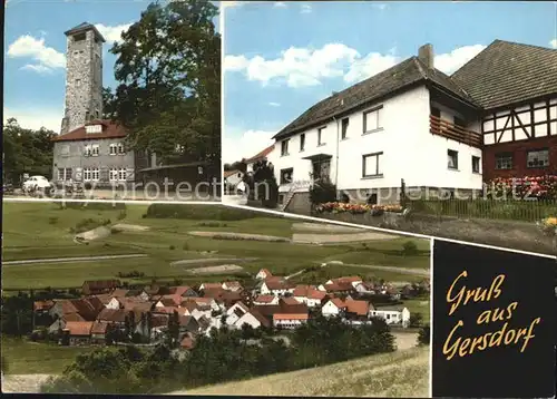 Gersdorf Hersfeld Bauernhof  Kat. Kirchheim