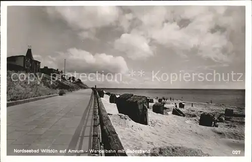 Wittduen Amrum Wendelbahn mit Badestrand