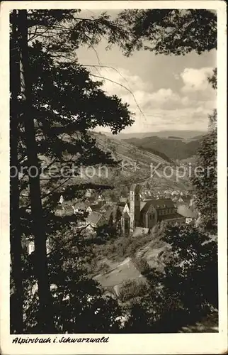 Alpirsbach Kloster Panorama Kat. Alpirsbach