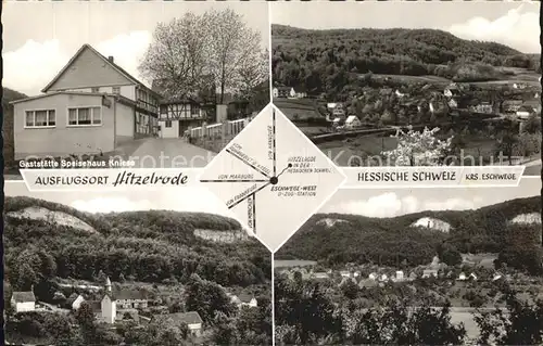 Hitzelrode Speisehaus Kniese Panorama Kat. Meinhard