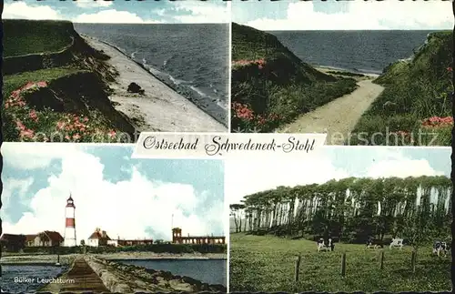 Schwedeneck Stohl Strand Buelker Leuchtturm Duene Kat. Schwedeneck
