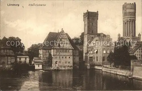 Lueneburg Altenbruecketor Turm  Kat. Lueneburg