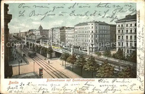 Berlin Buelowstrasse Hochbahn Kat. Berlin