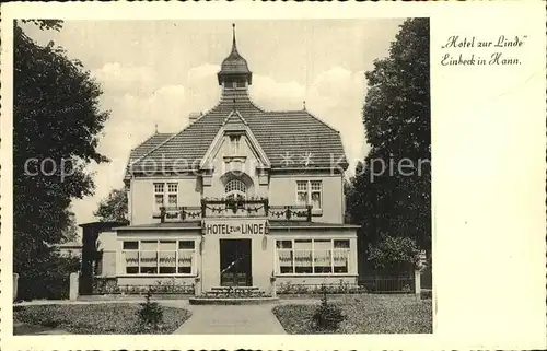 Einbeck Niedersachsen Hotel zur Linde Kat. Einbeck