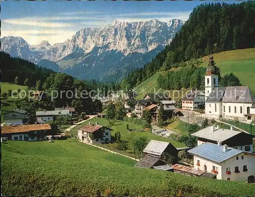 Ramsau Berchtesgaden mit Reiteralpe Kat. Ramsau b.Berchtesgaden