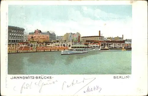 Berlin Jannowitz Bruecke Kat. Berlin