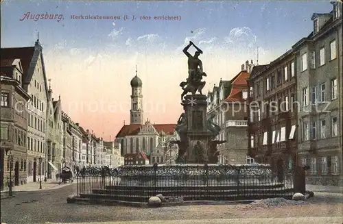 Augsburg Herkulesbrunnen Kat. Augsburg