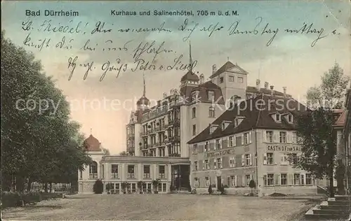 Bad Duerrheim Kurhaus Salinenhotel Kat. Bad Duerrheim