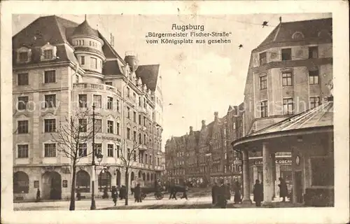 Augsburg Buergermeister Fischer Strasse Kat. Augsburg