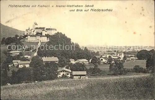 Hohenaschau Chiemgau Kramer Klettsches Schloss Niederaschau Kat. Aschau i.Chiemgau