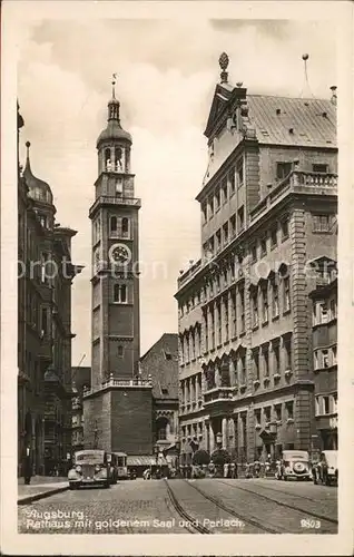 Augsburg Rathaus mit goldenem Saal Perlach Kat. Augsburg