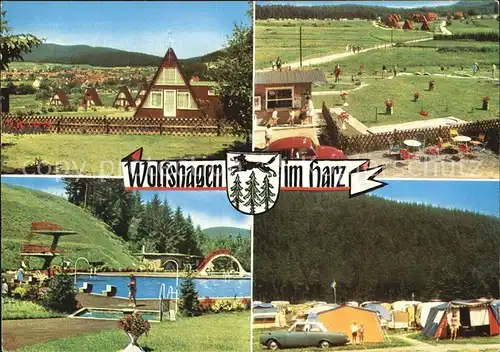 Wolfshagen Harz Campingplatz Freibad Kat. Langelsheim