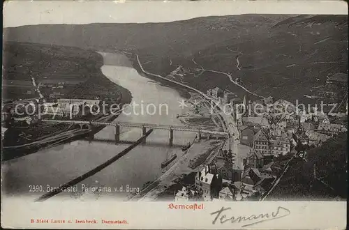 Berncastel Panorama Mosel Bruecke