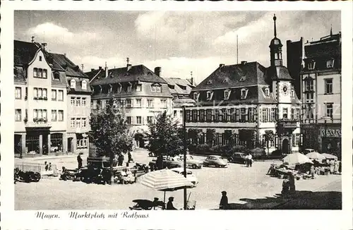 Mayen Marktplatz Rathaus Kat. Mayen