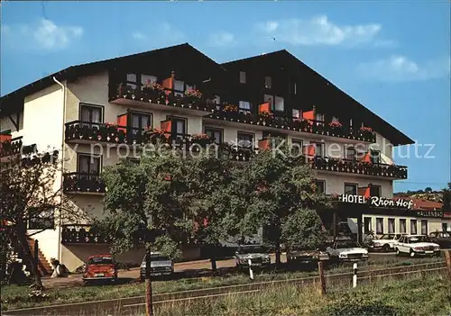 Oberleichtersbach Hotel Rhoen Hof Kat. Oberleichtersbach