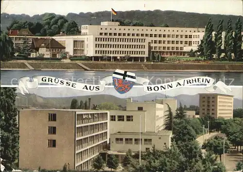 Bonn Rhein Bundeshaus Bundeshauptstadt Kat. Bonn