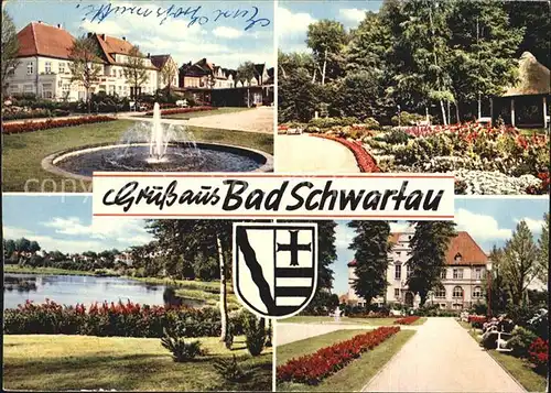 Bad Schwartau Kurpark Promenade Springbrunnen Kat. Bad Schwartau