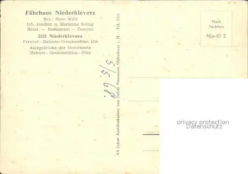 Niederkleveez Faehrhaus Luftaufnahme Kat. Boesdorf