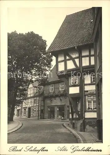 Bad Salzuflen Alte Giebelhaeuser Kat. Bad Salzuflen