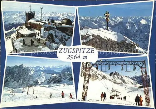 Zugspitze Rundblick Kat. Garmisch Partenkirchen
