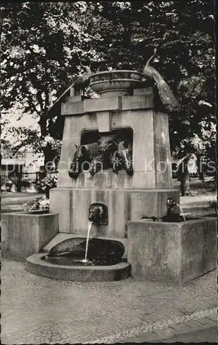 Darmstadt Tierbrunnen Nieder Ramstaedter Strasse Kat. Darmstadt