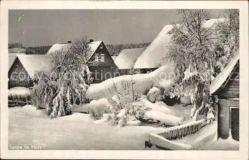 Tanne Harz Tiefverschneite Strassen Kat. Tanne Harz