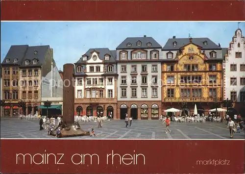 Mainz Rhein Marktplatz Denkmal